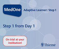 MedOne Adaptive Learner: Step 1 - Trial Banner