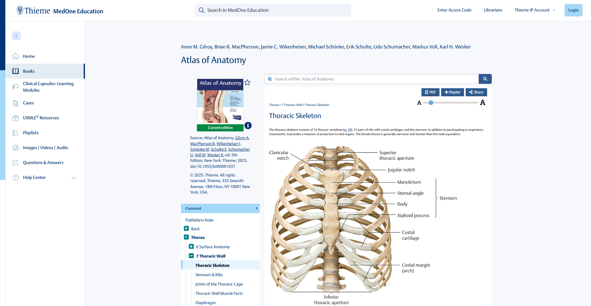 2025-05-21-11_07_19-Thoracic-Skeleton-MedOne-Education-Thieme Gilroy's Atlas of Anatomy on MedOne Education