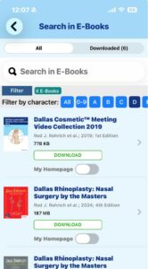 Download books in the MedOne App