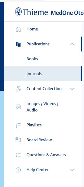 Journal-Menu