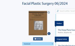 Click archive under the cover image to access all past journal issues on MedOne