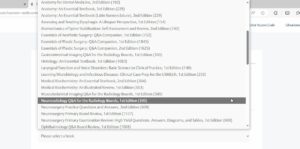 Select the resource you are studying from