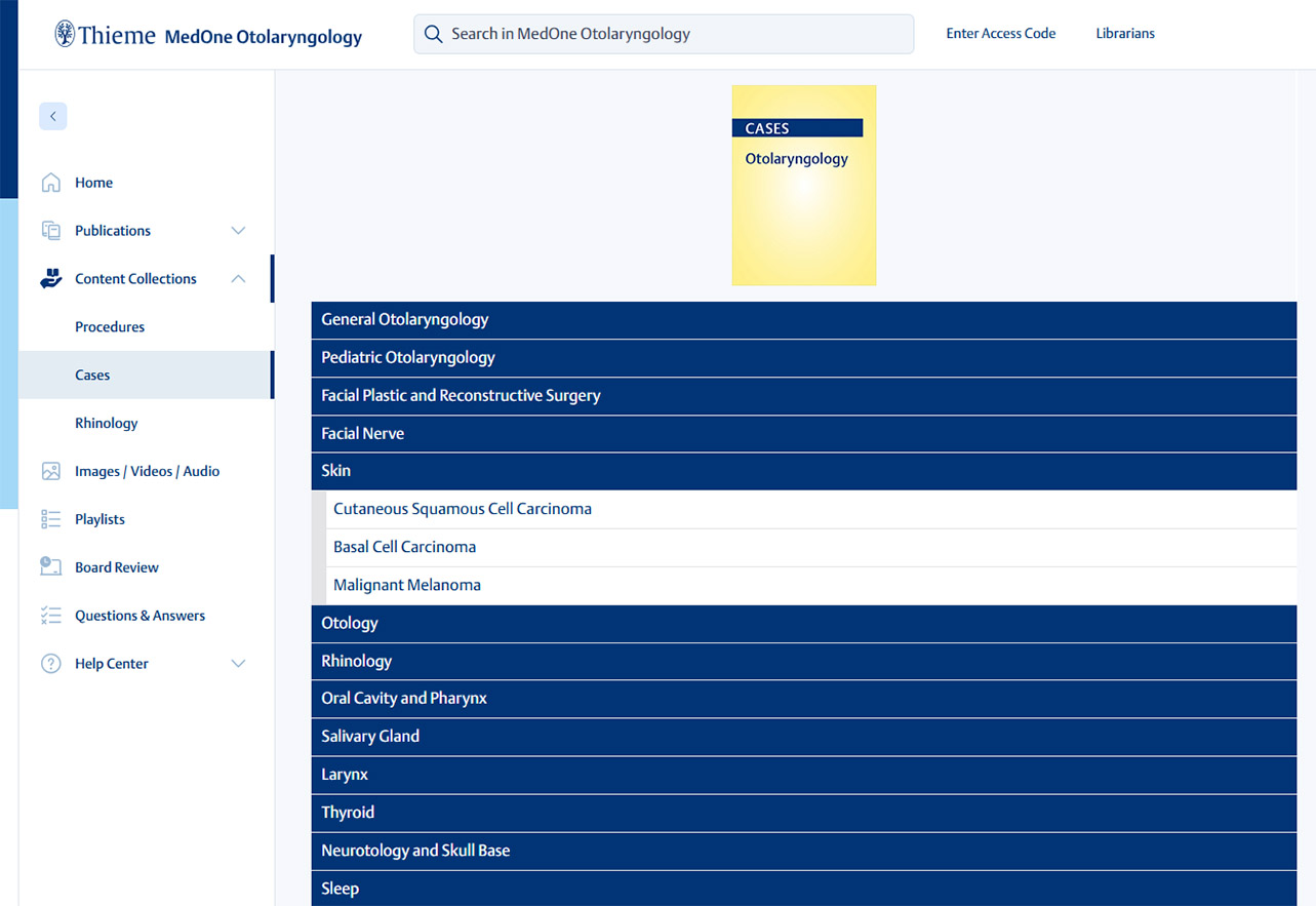 Thieme MedOne ComSci Cases Screenshot