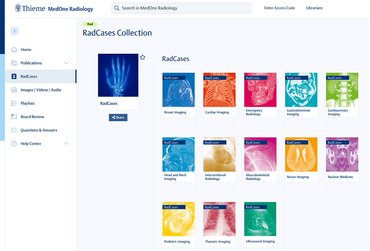 Thieme MedOne Neurosurgery Cases Screenshot