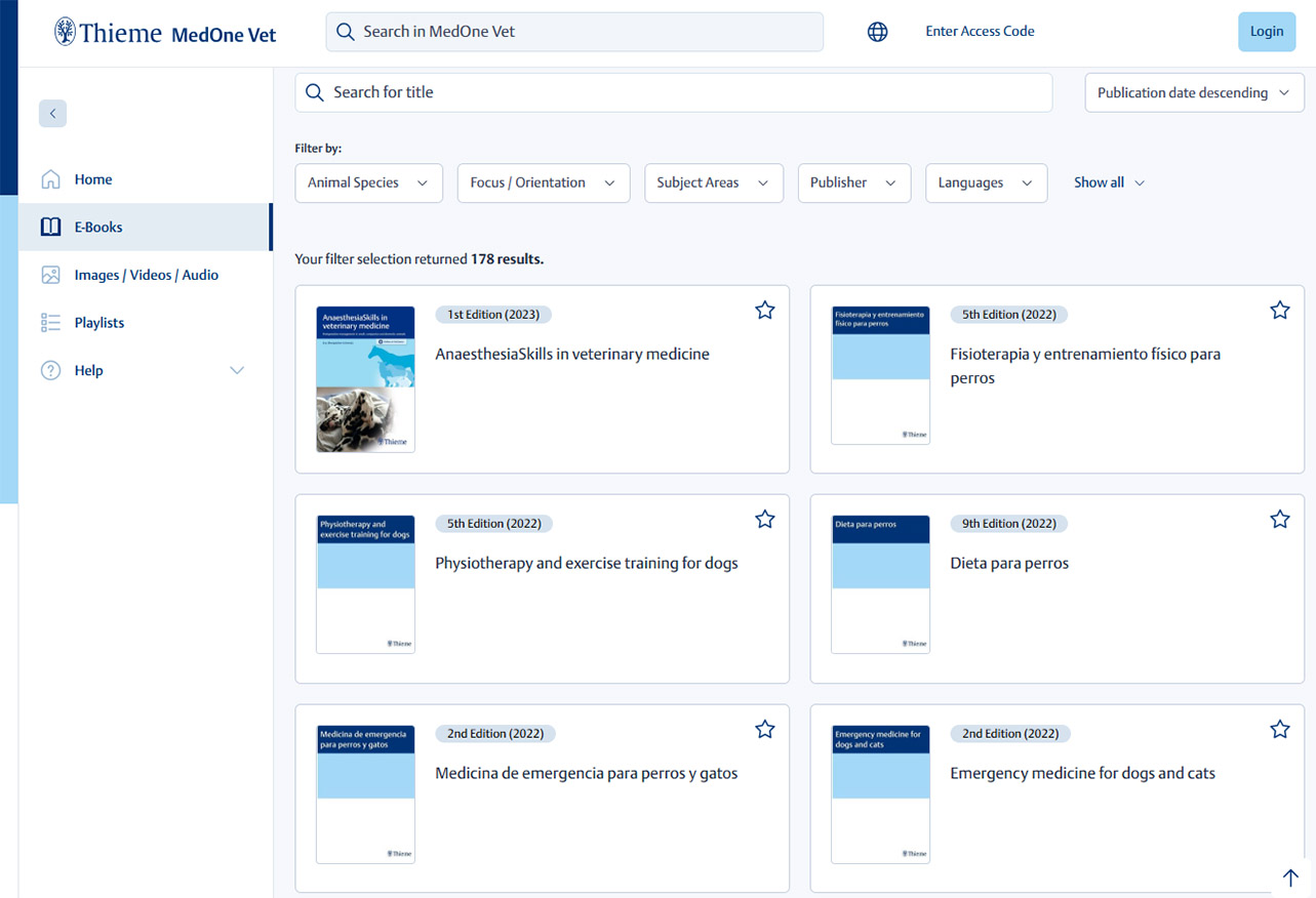 Thieme MedOne Neurosurgery Books Screenshot